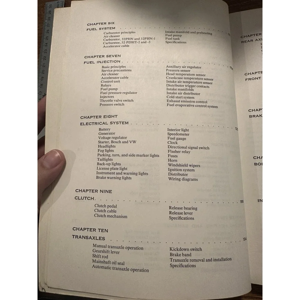 Volkswagen VW Squareback 1962-1973 Repair Service Manual Engine Wiring Diagrams